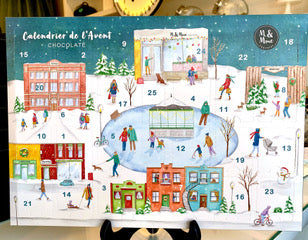 25 jours de surprises chocolatées avant Noël pour vos enfants. Un chocolat de qualité, des moules de Noël amusants et notre fameuse barre de chocolat chaud.