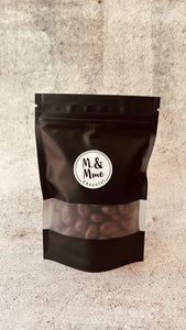 Grains de café local enrobés de chocolat fin noir