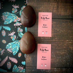 Chocolat de pâque artisanal, Œufs à la crème fait à Montréal, petite patrie. Livraison partout au Québec.