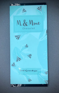 Tablette de chocolat haut de gamme Gianduja, lait Jivara, pâte de noisette, fondante, artisanale, fait main
